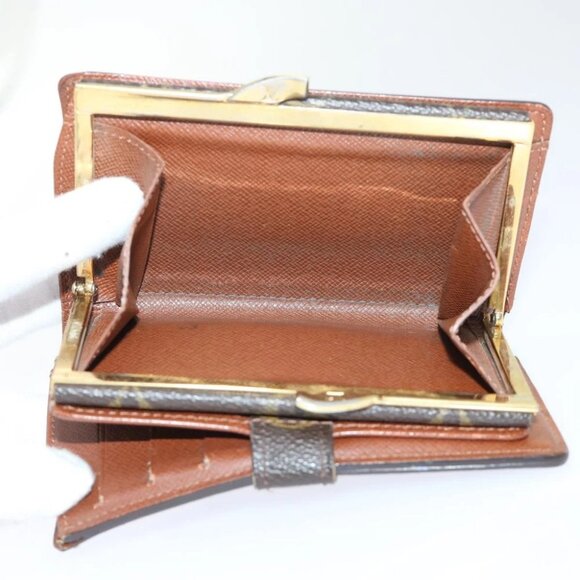 LOUIS VUITTON Monogram Porte Monnaie Billets Viennois Wallet M61663 Auth 50863 - Picture 12 of 14